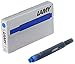 Price comparison product image Lamy Ink Cartridges Blue T10 - 1 BOX Contains 5 cartridges Pack of 5 Blue