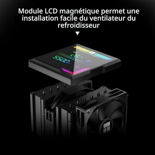 Thermalright Peerless Assassin 140 Digital évite la surchauffe CPU Intel LGA1700 AM5 - 5