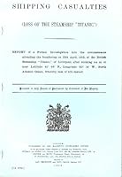 Shipping Casualties (Loss of the Steamship "Titanic") B000JILQR4 Book Cover