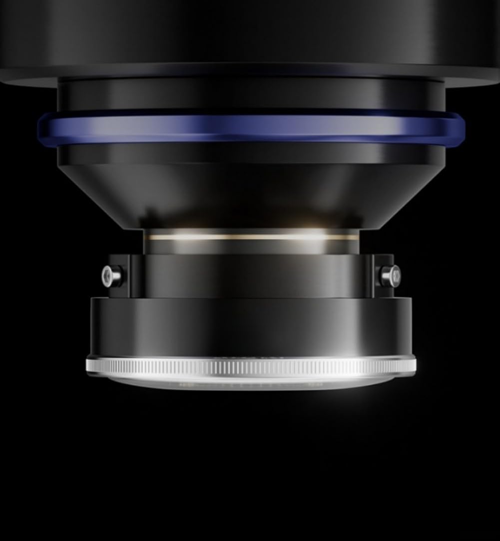 96 LED polarizzati per microscopio in metallo polarizzato 96 LED | Sistema di polarizzazione, ridotto per lucentezza, visione chiara del metallo, 96 LED, risparmio energetico