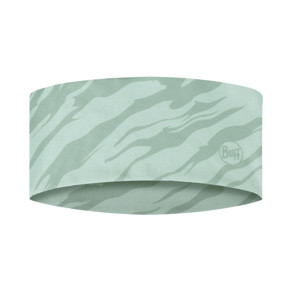BUFF®| Headband CoolNet UV® Wide Comfortable, UPF 50 Protection, Sports, Elastic, Recycled Material, One Size Green