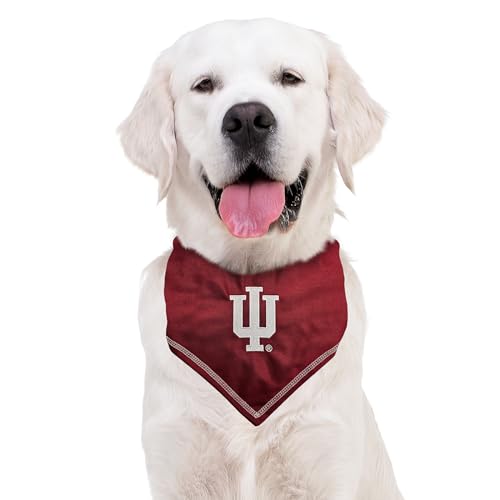 Pets First NCAA Indiana Hoosiers TIE Bandana, Size Small/Medium. Dog Bandana Scarf Bib for Pet Cat Dog. The Ultimate Game-Day, Party Bandana by Pets First - Used condition - Image 2