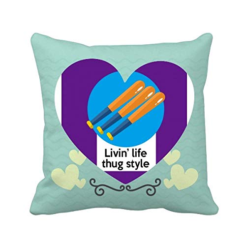Coussin Hip Hop la Vie poursuit pour décorer votre canapé ou salon