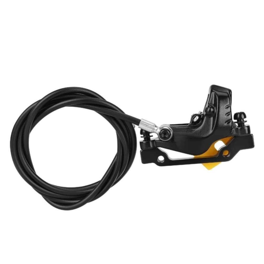 Kit de frein à disque à quatre pistons avec leviers Y5, 1350 mm + 2200 mm, conduites de frein pour scooter électrique pour adultes, avant gauche et arrière droit, noir doré (gauche + droite)