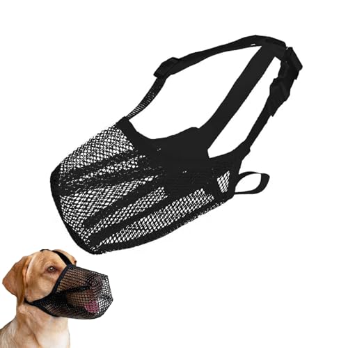 Leder Maulkorb Für Hunde - Verstellbar & Atmungsaktiv In Größe L