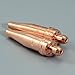 RIVERWELD Acetylene Cutting Tips 1-101 size 1 & 1-1-101 for Victor-Style Oxygen Oxy Oxyfuel Cutter Torch Made of Copper Pack of 2