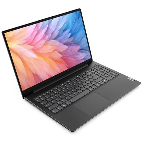 Image of Lenovo V15 Gen2 15.6 inch FHD Business & Home Laptop, Intel Celeron N4500 Processor, 8GB RAM, 256GB SSD, Numeric keypad, Wi-Fi, BT 5.1, Webcam, RJ-45, HDMI, Windows 11 Home, w /Battery