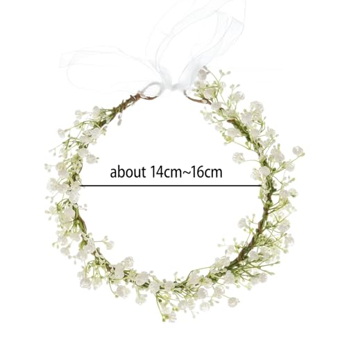 Girl Flower Crown Floral Crown Women Floral Headband Flower Headpiece Wedding Party Wreath Hair Accessories2