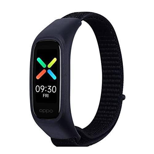 ILOFT Nylon Material Wrist Band Strap Regular Size for OnePlus Smart Band & Oppo Smart Band (Tracker not Included) (Nylon - Dark Black) (B09PDN23YH) Amazon Price History, Amazon Price Tracker