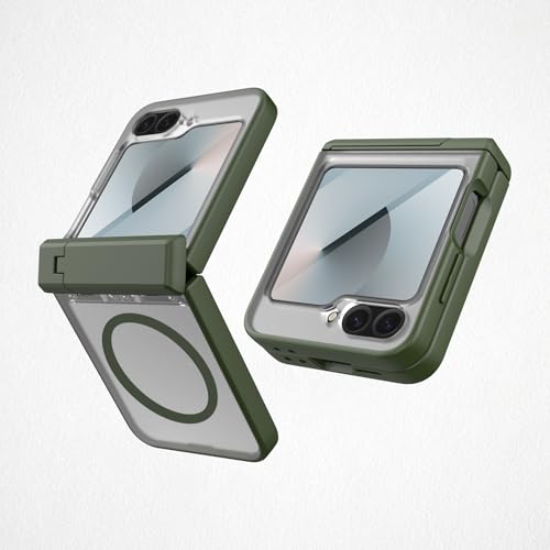 Coque Galaxy Z Flip 7 SE antichoc pour regarder vos vidéos avec support rotatif