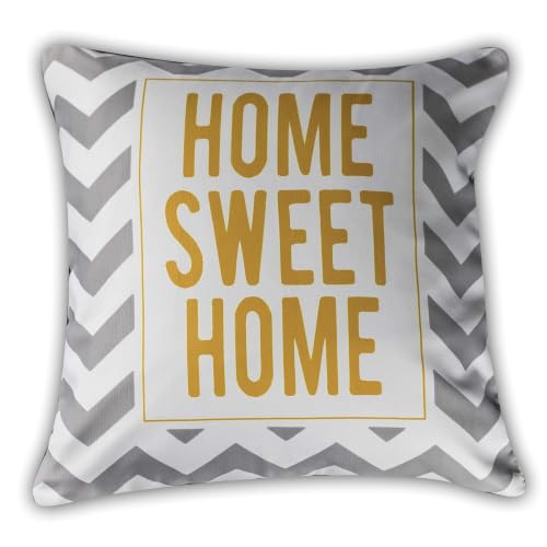 Image of Decorative Satin Sofa Cushion Covers Set of 5, 16 x 16 Inches, Multicolor Floral Printed Pillow Covers for Living Room, Bedroom, Couch & Sofa, Soft Glossy Fabric, Zipper Closure