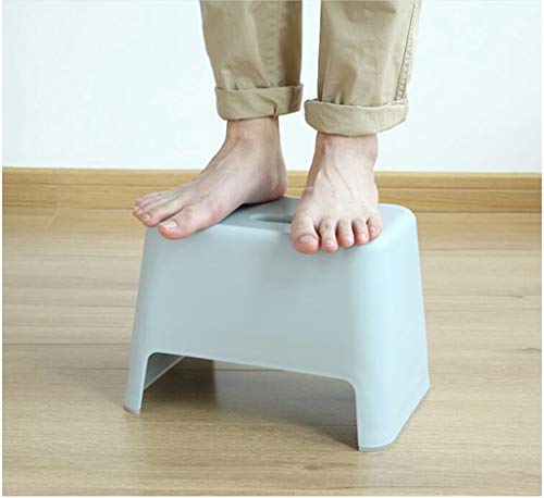 Tabouret de douche réglable avec dossier et poignées pour senior - 6