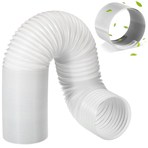 Abluftschlauch Klimagerät mit Adapter 150 mm 2m,Lüftungsrohrverbinder,Klimaanlage Abluftschlauch 2m,Klimaanlage Schlauch,Abluft für...