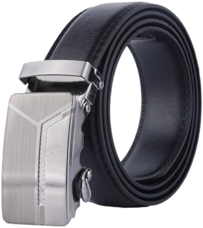 Versatile Men's Automatic Buckle Belt Waist Clothing Matching with image 2