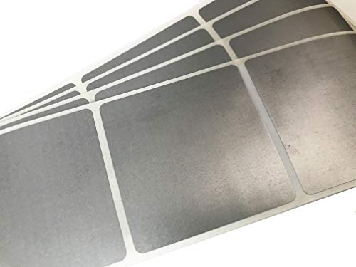 My Scratch Offs 2 Inch Silver Square Scratch Off Label Stickers - 500 Pack