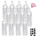Juncture 12 Stück 200 ml (6.7 oz) Squeeze Flasche, Plastik Quetschflasche Mit Kappen, Squeeze Condiment Flaschen für Ketchup, Pigment Quetschflasche
