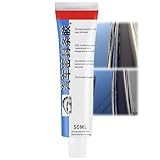 50ML Weatherstrip Glue, Car Door Seal Glue, Car Trim Adhesive - Black Silicone Sealant Waterproof for Cars Door, Window Windshield, High Temperature Waterproof Windscreen Adhesive,Strong Rubber G-lue