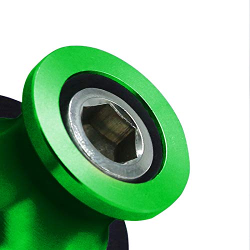 2Pcs 10Mm M10 Motorcycle Swingarm Spools Sliders Cnc Swing Arm Stand Screw For Kawasaki Vulcan 650S Zx-10R Zx-14 Ninja300 Versys650 Kle650 Z750/S/R (Green) #TOP4