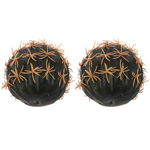 Adornos para antena de coche tipo cactus; decoración de espuma verde fácil de instalar en techo