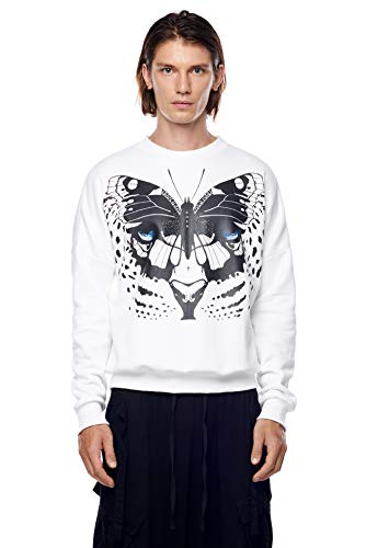 Jonny Cota Studio Leopard Wings Print Sweatshirt, Men's and Women's4