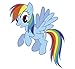 RoomMates My Little Pony Rainbow Dash Peel And Stick Giant Wall Decals