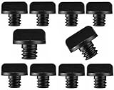 10pcs C7 Light Socket Safety Cap Plugs,C7/E12 Light Bulb Socket Cover,Cap for String Lights (Black 10)