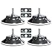 Billiard Table Feet,4 PCS Billiard/Pool Table Leg Levelers, Adjustable Furniture Levelling Feet, Leveling Risers for Football/Soccer Table, Ping Pong Table,5 Inch Metal Game Table Leg Levelers