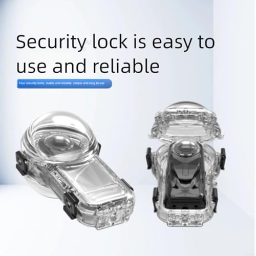 Boîtier étanche Insta360 X5 submersible 60m à objectif anti-reflet