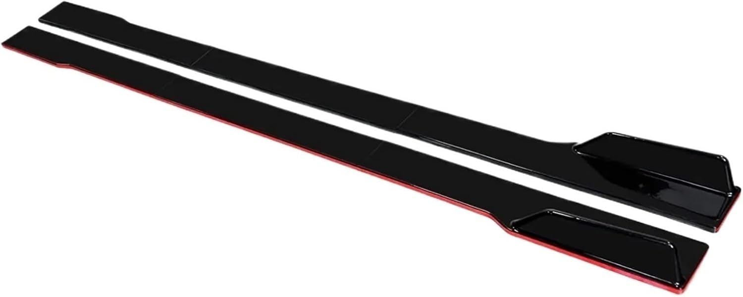 Compatible With Benz W211 W212 W213 E Class 2016-2019 78.7" Side Skirt Splitter Spoiler Lip Rocker Panel Extensions Body Kit Bumpers(Gloss Black)