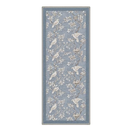 Tapete corredor GENIMO 76x183 cm poliéster azul polvo miniatura 5