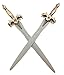 TukTek Kids First Set of 2 Pretend Toy Knight Swords for Boys & Girls Multi