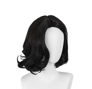Cosplay Wig black curls 35cm