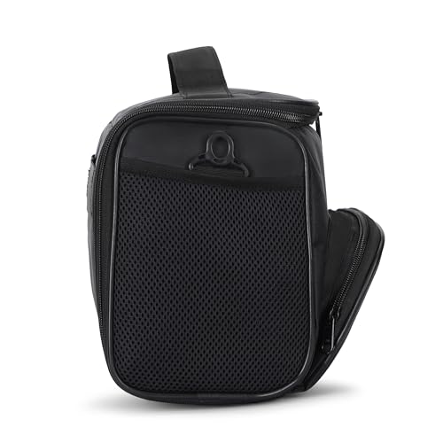 KURMA Cinema Sack 9.5 Liter Polyester Professional Projector Portable Travel Bag and Carrying Case with Soft Detachable Shoulder Strap fits 13 Inch (KFBACBLK20-0724, Black) view 2