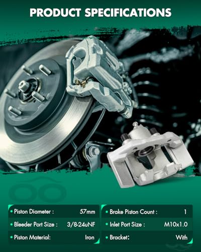 Image of SCITOO 1PC 18B5049 Rear Driver Side Disc Brake Caliper with Bracket