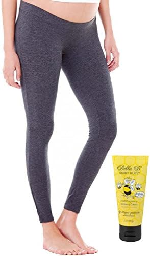 Bundle 2 Item Ingrid Isabel Low Rise Maternity Leggings + BellaB BodyBuzz Gry L