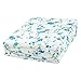 Bibury Floral Blue Ruffled Twin Size Sheet Set