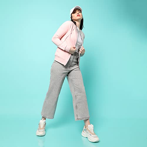 Image of PINACOLADA Women's Sweatshirt with Hoodie Regular Fit for Casual Wear | Cotton Blend Fabric | Hoodie Sweatshirt Crafted with Comfort Fit and High Performance for Everyday Wear