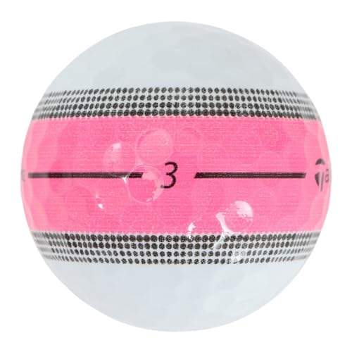 テーラーメイド（TAYLORMADE） ゴルフボール ツアーレスポンス ストライプ ピンク 25 TR Stripe PNK 3b スリーブ(3個入り)（ホワイト×ピンク/ＦＦ/Men's） 8枚目