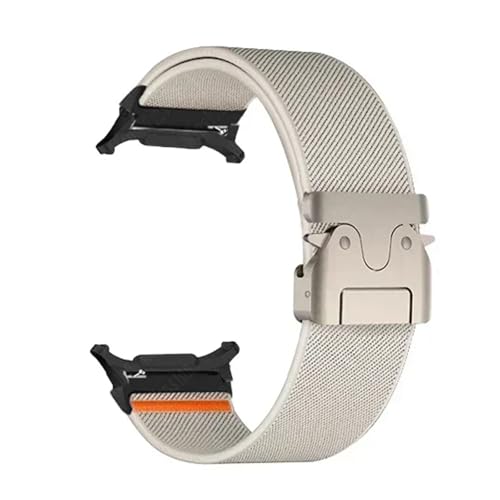 [�����ȓX] �ɓK��Samsung Galaxy Watch Ultra 47mm �p�i�C�����X�g���b�v ���ԂȂ� �҂ݍ��ݐL�k�����[�v�o���h �u���X���b�g Galaxy Watch Ultra 47mm �E�H�b�`�o���h(Starlight black)