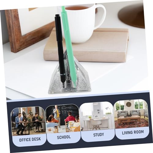 Porte-stylo de décoration pyramide pour résoudre le désordre de bureau - 6
