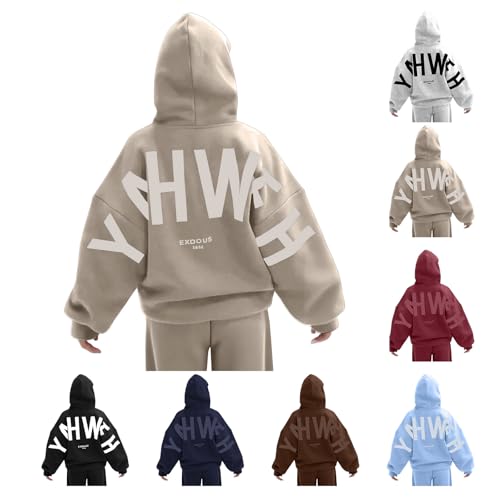 Yahweh Forgiven Hoodie Sweatshirt Men Women Oversized Fashion Letter Printed Streetwear Hooded Pullover with Pocket