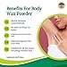 Bargad Natural Body Wax Powder – 100% Herbal Hair Removal Powder – Smooth Skin Without Pain or Strips – 3.5 oz (100g) Pack