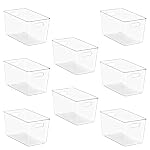 Sorbus Clear Storage Bins with Lids for Kitchen (Extra Large, 8 Pack) - Image 7