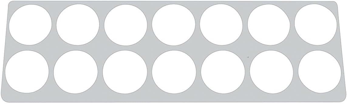 United Pacific 21812 Dashboard Trim, Gauge Dash Panel Trim, RH, Stainless, 14 Holes, for 2006+ Kenworth