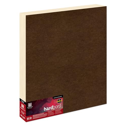 Image of Ampersand Art Supply Hardboard Wood Painting Panel: Museum Series Hardbord, 30 inch x 30 inch, 2 Inch Cradled Profile