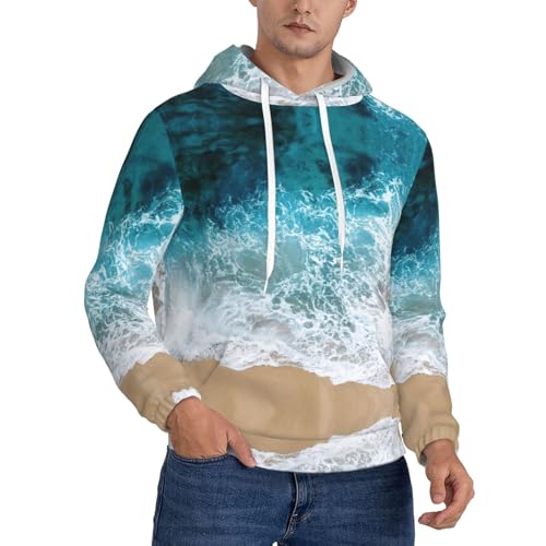 Chandail chaud pour hommes sweat à capuche épais contre le froid automne