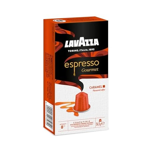 Lavazza, Espresso Gourmet Caramel, 10 Cápsulas de Aluminio Compatibles con Máquinas Nespresso Original, con Aroma Natural de Caramelo, 100% Arábica, Intensidad 8/13, Tostado Medio | Ya disponible en tu tienda friki favorita! En mundofriki.es!