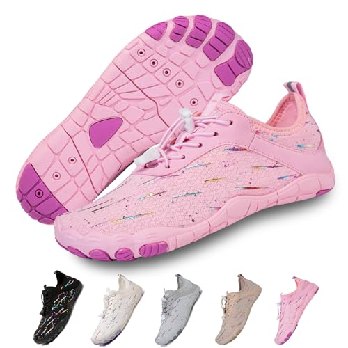 Image of Hike Barefoot Shoes Women Men Pro Water Footwear Wide Toe Box Non-Slip Unisex Athletic Outdoor Running Shoes