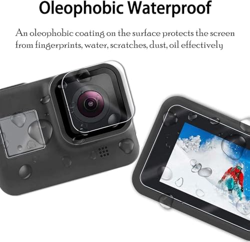 Image of VERTUS Premium Tempered Glass Screen Protector Compatible for GoPro Hero 12 / Hero 11 / Hero 10 / Hero 9 (3 P'cs Set)