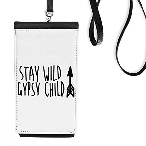 Smartphone en cuir faux sac suspendu idéal pour les festivals et balades